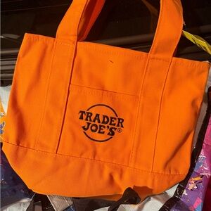 Trader Joe's Orange Tote Bag